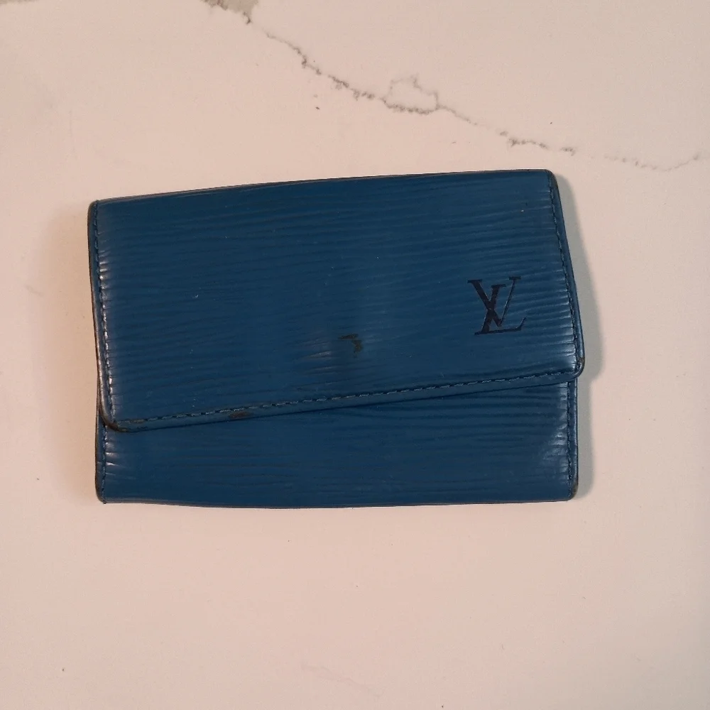 Louis Vuitton  Blue Epi Leather Toledo Multicles 6 Key Holder